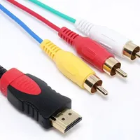 Adapter HDMI / 3x RCA - 1,5 m kabel