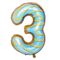 Decorative party balloon - number