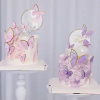 Decorațiuni pentru prăjituri - fluture