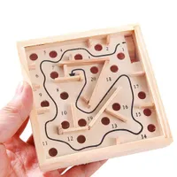 Wooden maze for motor development - labyrinth toy