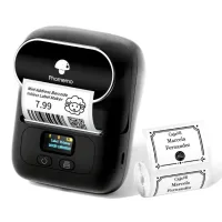 Hordozható M110 címke hőnyomtató Bluetooth nyomtatására árcímkék és vonalkód