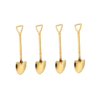 Spoons in the shape of a spade 4 pcs