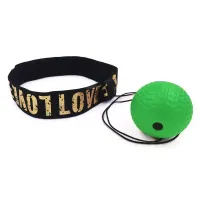 Boxing ball with headband