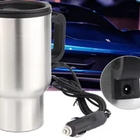 Tasse chauffante en acier inoxydable pour voiture