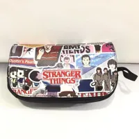 Stranger Things przestronny etui na materiały szkolne lub biurowe