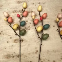 Easter decoration - coloured eggs