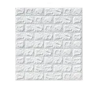 40pcs 3D vinyl self-adhesive wallpaper with imitation of household bricks