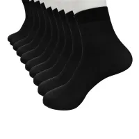 10 paires de chaussettes pour homme ultra fines en soie