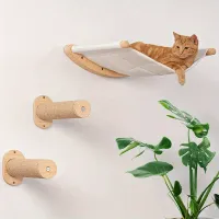 Kočičí nástěnná police - útulné hnízdo na odpočinek a zábavu pro vašich mazlíčků