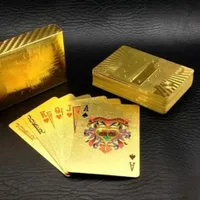 Gold premium poker cards