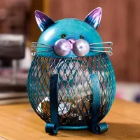 Design box s motívom mačka Marlet - modrá