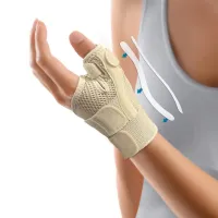 Wrist brace with thumb fixation