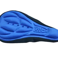 Bicycle saddle gel cover