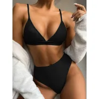 Costum de baie elegant cu talie înaltă Alexia