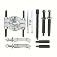 9-part set of tools with double disc bearing drawers - for gearboxes, switchboards, disassembly of pulleys and more.