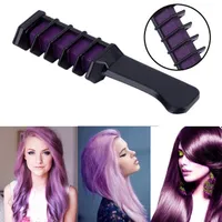 Mini comb with chalk for temporary hair coloring