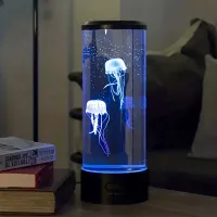 Electric Lava Lamp with Jellyfish