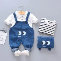 Baby lacquer pants with eyes + hoodie