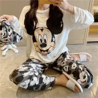 Girls' stylish pajamas with Mickey motif and friends