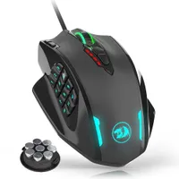 Souris de jeu avec éclairage LED 12400 DPI