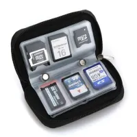 Universal electronic accessories organizer - travel case for cables, memory cards and hard drives