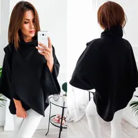 Ladies sweatshirt poncho