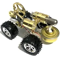 Love9 Stirling motor Modell autó Oktatási fizika Tudomány Kísérlet Játék