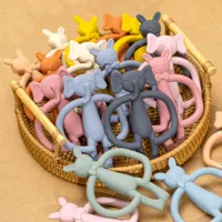 Roztomilé silikónové hryzátko pre bábätká - rôzne tvary