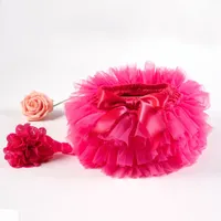 Stylish girls tulle skirt with satin bow in set with headband - more colour options Losif