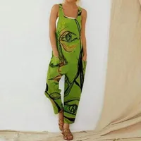 Ladies summer jumpsuit with pattern