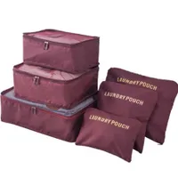 Travel suitcase organisers - 6 pcs