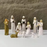 Birthday Bethlehem - hand-painted figures from the story of the Lord's birth. Beautiful decoration for Christmas, wedding or as a gift.