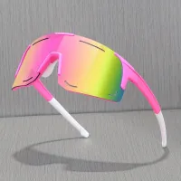 Lunettes de soleil sportives enveloppantes - Grandes lunettes pour le cyclisme, la pêche et le ski