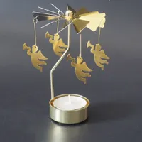 Rotating Christmas candlestick