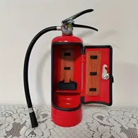 Mini hasičský příruční bar - úložný box na víno a whiskey
