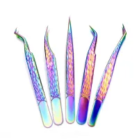 Special curved tweezers for application of prolonged algae - several variants