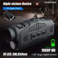 Night vision Monocular - 1080P HD with 5x digital zoom and 300m vision in complete darkness, level IR 7 for better night vision (Hunting, Camping, Birdwatching)