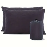 2ks Camping Pillow, stlačený pluh Pro Backpacking pre cestovanie, Light Pillow pre Hamaks s odnímateľným krytom, Vonkajšie kempingové zariadenia