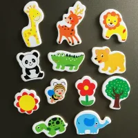 Wooden magnets animals 12 k