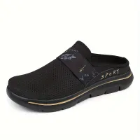 Light men's breathable free-time slippers - Year-round slippers for maximum comfort, outdoor, hiking, camping and fishing