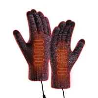 Guantes calefaccionados USB con función táctil - ideales para pescar, acampar, escalar y conducir en invierno