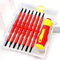 Set of insulated screwdrivers