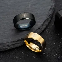 Kiváló minőségű rozsdamentes acél gyűrűk "The Witcher"