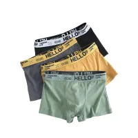 4pcs bărbați boxer chiloți sexy lenjerie confortabil respirabil