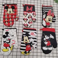 Şorţ de bucătărie cu motive adorabile Mickey și Minnie Mouse