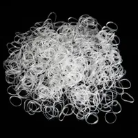 350 pieces of transparent rubber bands