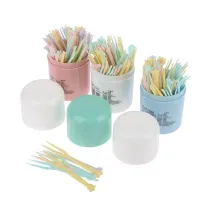 Lovell coloured plastic decorative toothpicks