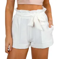 Women's stylish shorts with bow - 4 colors