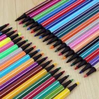 Set de markere de lux în culori intense cu vârf subțire - 12 bucăți