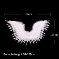 Lietajúci anjel Feather Wings kostým Cosplay Prop